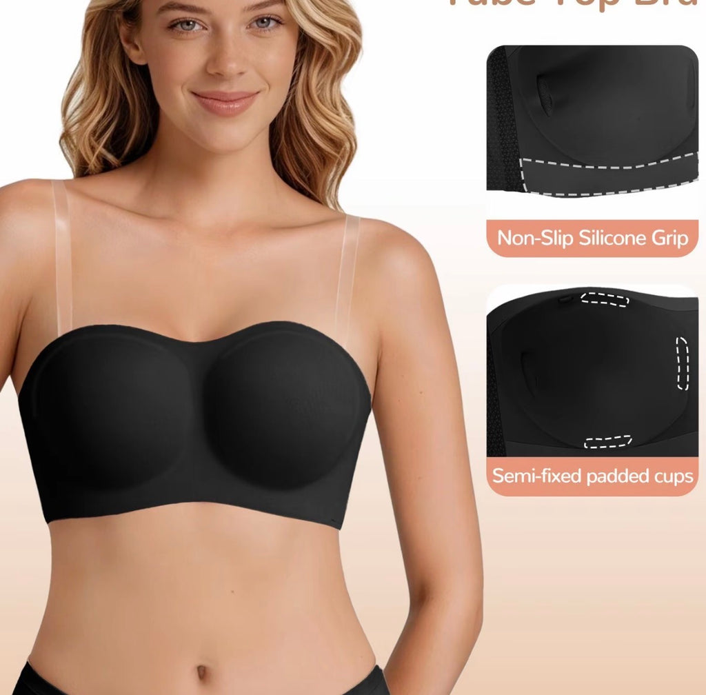 Antislip straploze BH- Gratis waszak bij aankoop van een bh! 🛍️