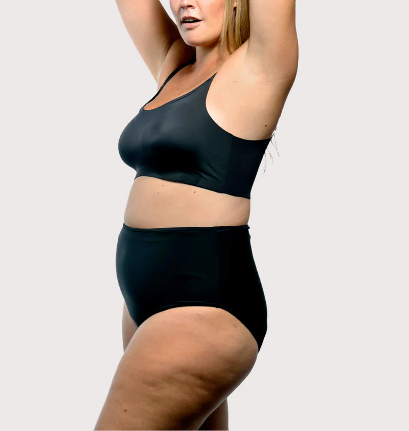 Leakproof Bikini – Zwart Hoge Taille